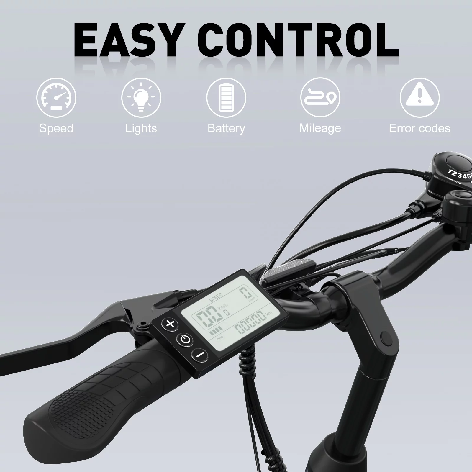 RCB 500W Electric Bike 26 Electric Bicycle for Adults with 36V/12 Ah Removable Battery, Electric Bicycle E-bike up to 56 miles for Man Woman