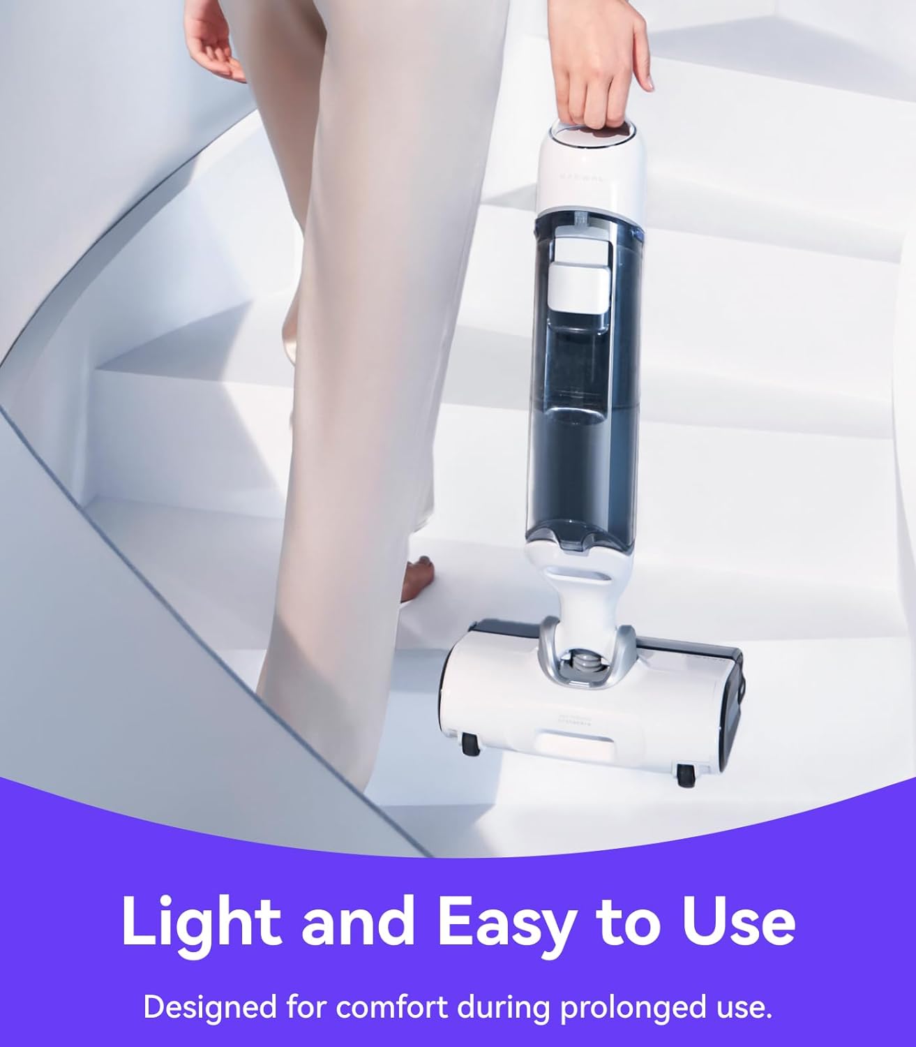 NARWAL S10 Pro Lightweight Cordless Vacuum Mop, Wet Dry Vacuum Cleaner, Self-Cleaning & Drying, 180&deg; Flexibility, 50min Runtime Floor Cleaner