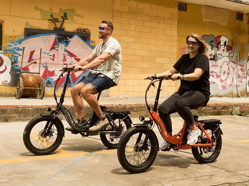 DriftGod Folding Electric Bike for Adults &ndash; 1000W Motor, 20"x3" Fat Tire, 48V Removable Battery, All-Terrain E-Bike with 7-Speed