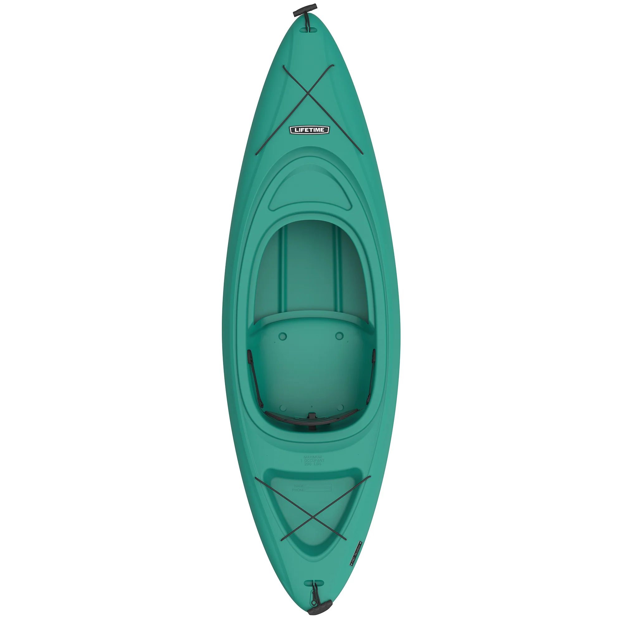 Lifetime Pacer 8 ft Sit-In Kayak (Paddle Included), Orange