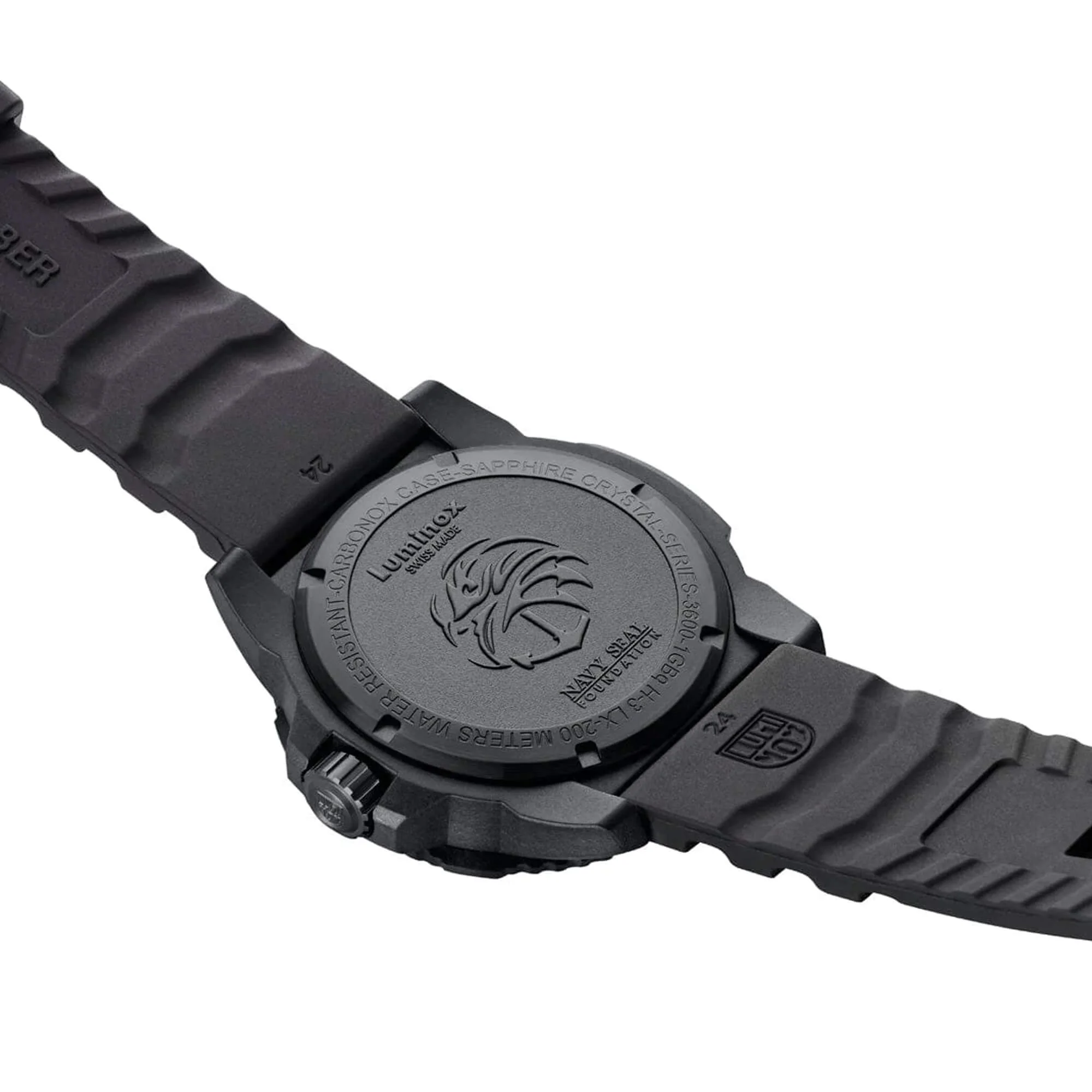 Luminox XS.3601.BO.NSF Men's Navy SEAL Quartz Black Strap Watch - Curated Treasures Market