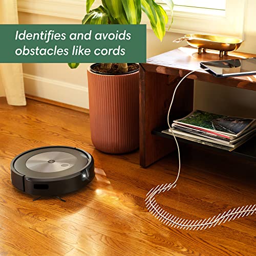 iRobot Roomba j7 (7150) Wi-Fi Connected Robot Vacuum - Identifies and avoids Obstacles Like pet Waste & Cords, Smart Mapping, Works with Alexa