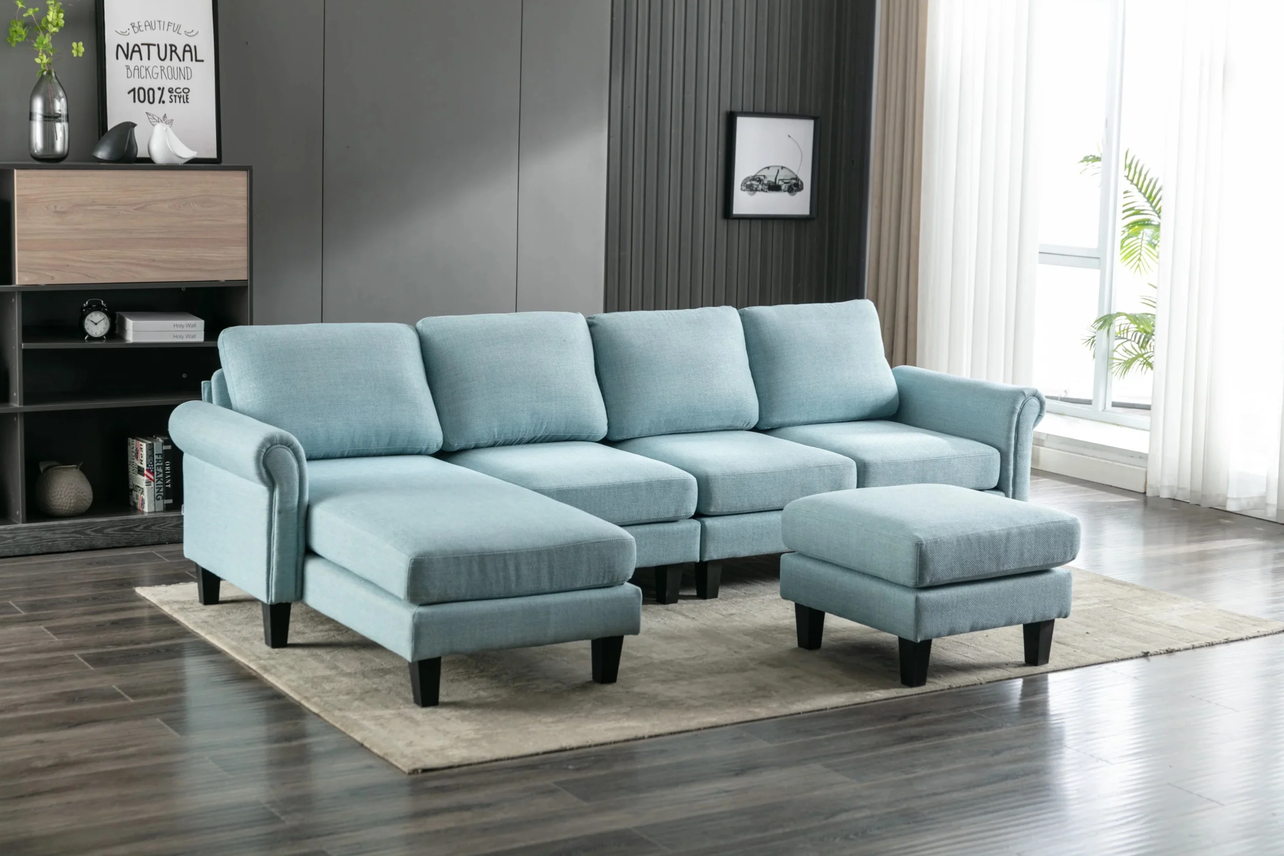 COOLMORE Accent sofa /Living room sofa sectional sofa