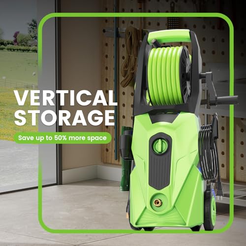 Electric Pressure Washer 5000 PSI 4.0 GPM Power Washers Electric Powered with 33ft Hose, 4 Nozzle and Foam Cannon
