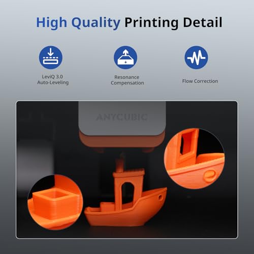 Anycubic 3D Printer Kobra S1 Combo, Multi-Color 3D Printer Max 600mm/s High Speed Printing High Precision