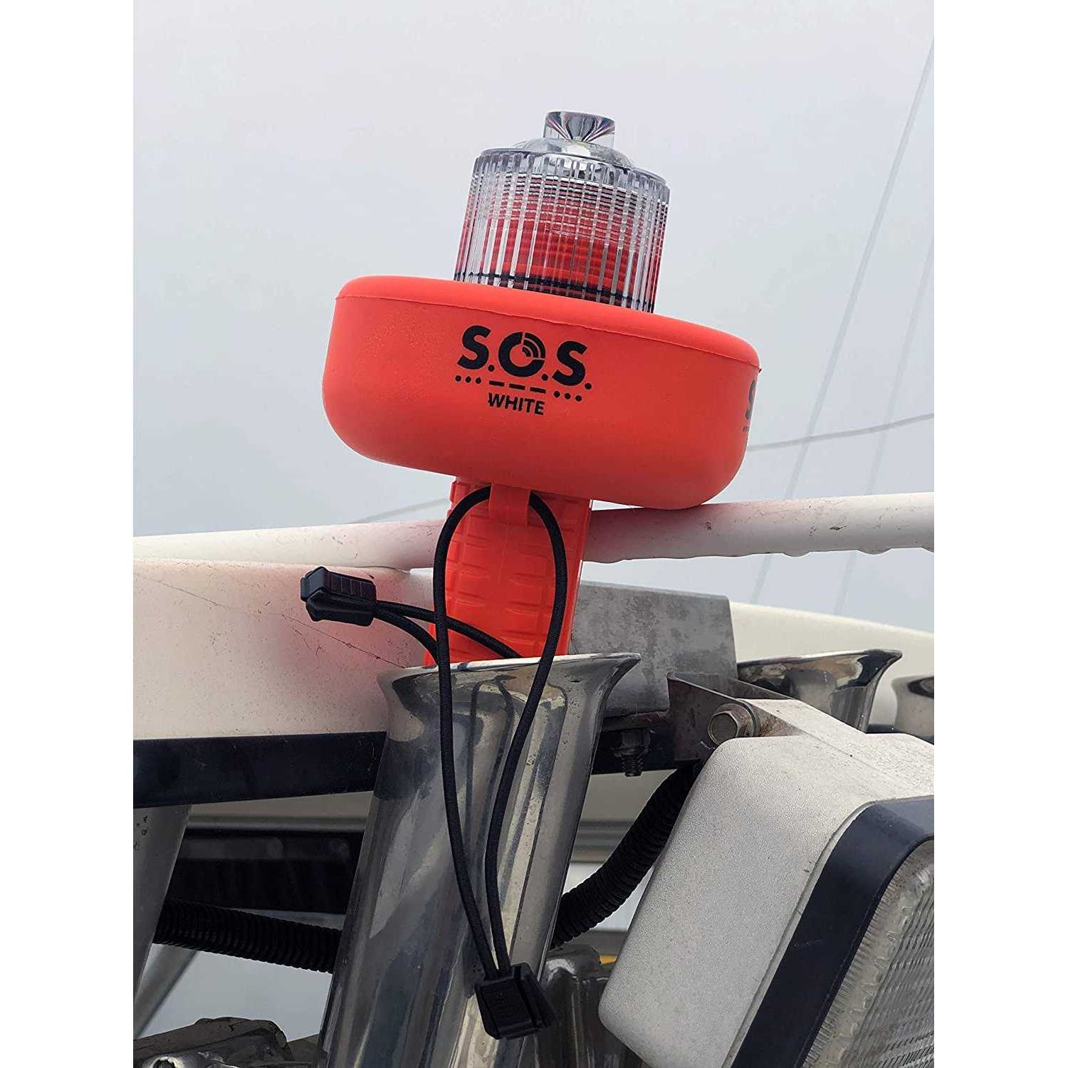 Sirius Signal C-1003 SOS LED Flare Electronic Visual Distress Signal Kit with Daytime Distress Flag and Whistle - Sports Supplies Online Store