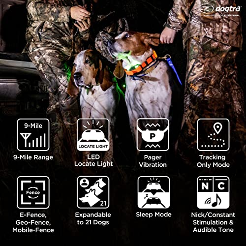 Dogtra Pathfinder 2 - Hunting Ecollar GPS Dog Training Collar with Remote, 9 Mile Range, Tracking & Containment for Medium & Large Dog Breeds