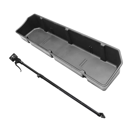 GMC Ram Full Size Truck Bed Storage Cargo Organizer & Adjustable Bar for Pickup Container