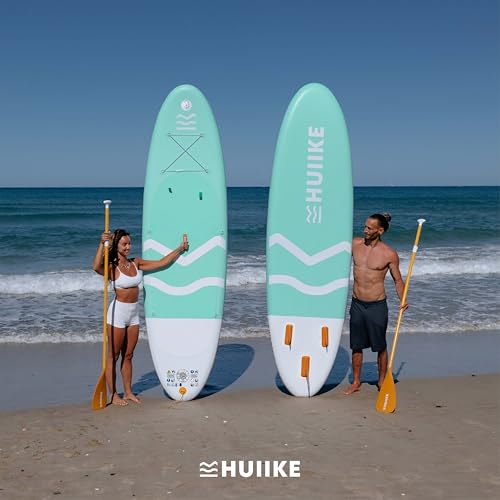 Inflatable Paddle Board for Adults with Accessories Included, Oar, Fins, Pump. Stand Up Paddleboard Great Stability and Resistance. 10’ x 33" x 5.9"