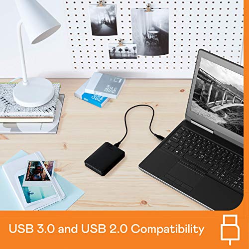 WD 5TB Elements Portable External Hard Drive, USB 3.0 - WDBU6Y0050BBK-WESN (Renewed)