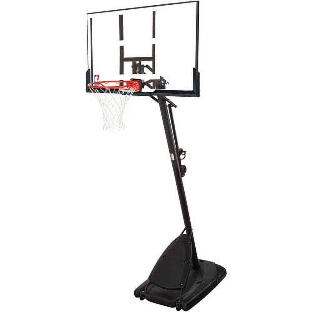 Spalding nba 54 In. Portable Basketball System Angled Hoop with Polycarbonate Backboard - Sports Supplies Online Store