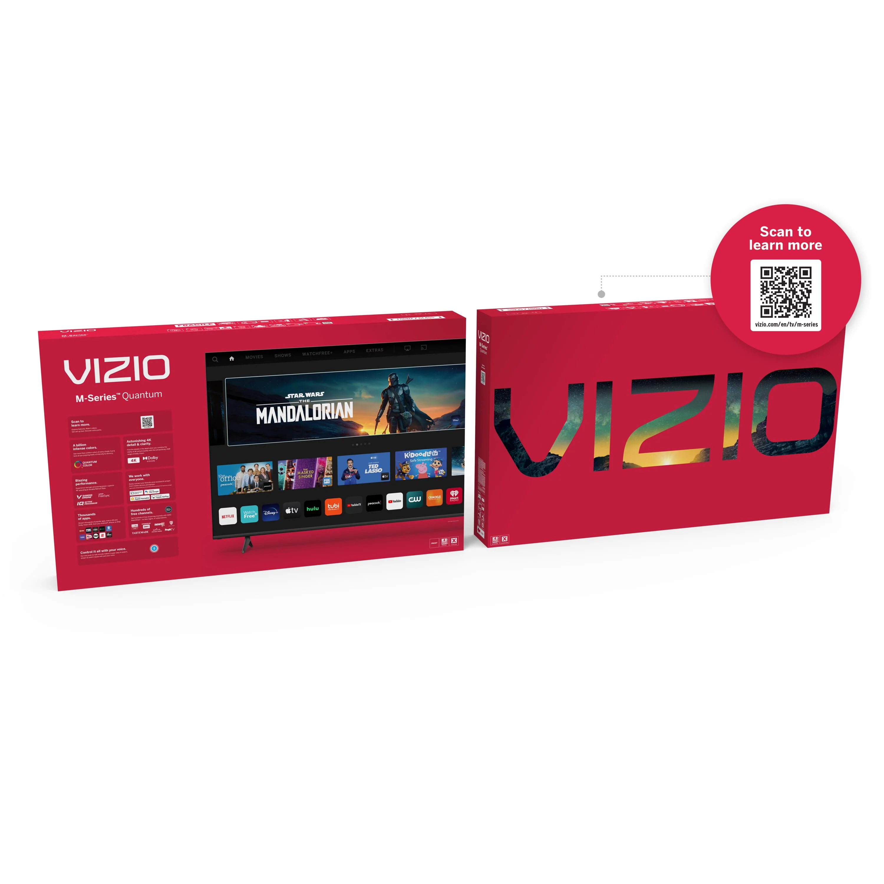 VIZIO 43" Class M6 Series 4K QLED HDR Smart TV M43Q6-J04