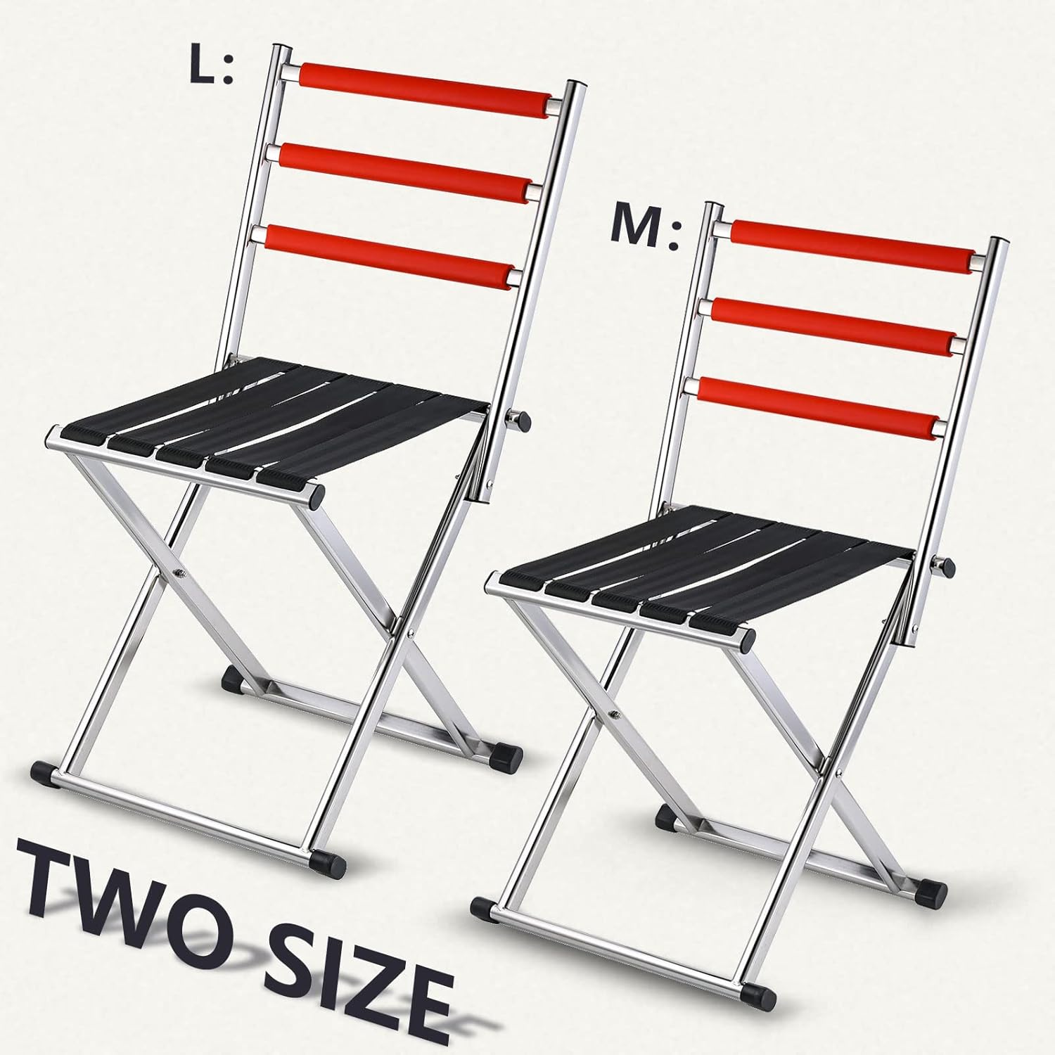 Fishing Chairs for Adults Portable Camping and Sports Chair with Light Weight Compact Size Outdoor Chairs (Medium)