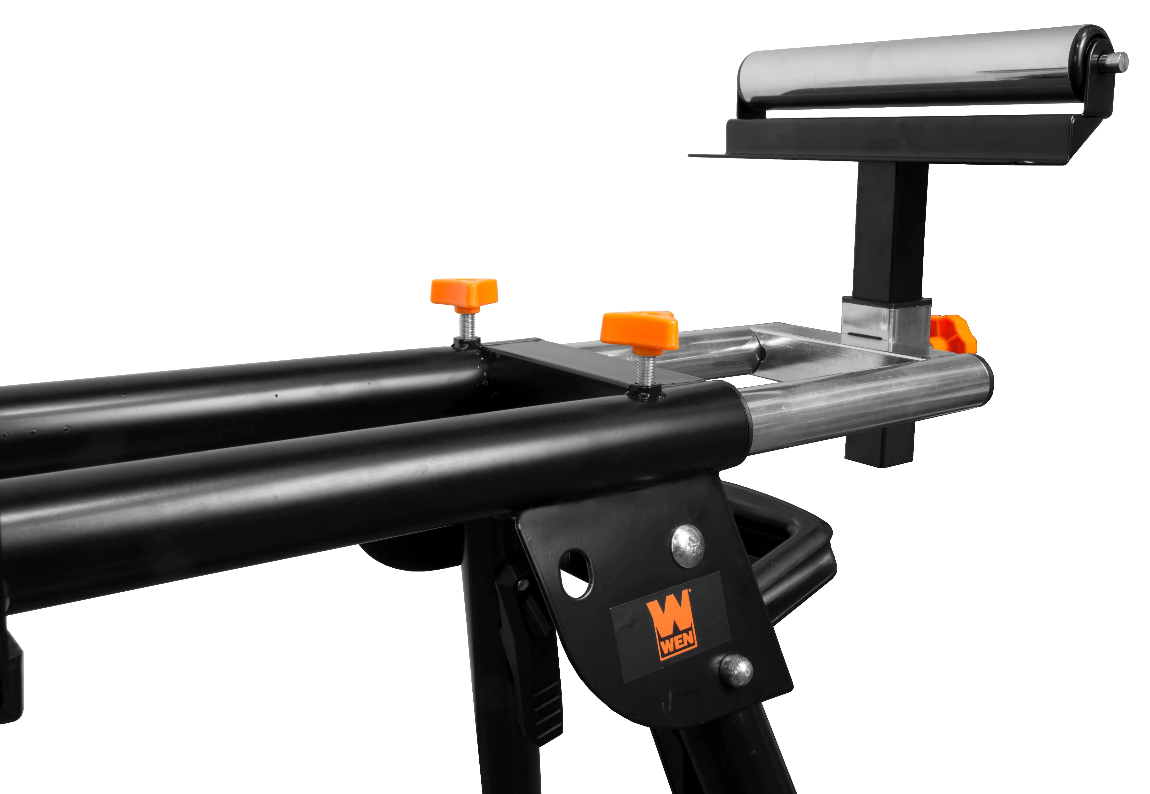 WEN Collapsible Rolling Miter Saw Stand with 3 Onboard Outlets