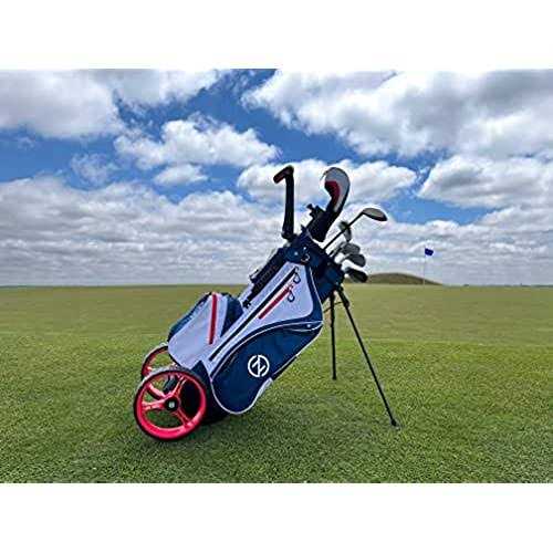 Zero Friction Wheel Pro Push Cart &amp; Stand Bag - Sports Supplies Online Store