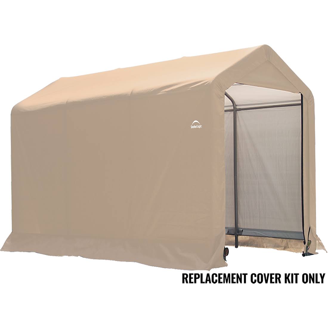 ShelterLogic 805274 Replacement Cover Kit for The Shed-in-a-Box 6 ft. x 10 ft. x 6 ft. 6 in. Heavy Duty PVC 14.5 oz. Tan