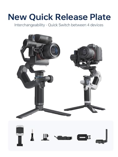 FeiyuTech SCORP-C [Official] Camera Stabilizer 3-Axis Mirrorless Gimbal Lightweight Stabilizer,for DSLR Camera