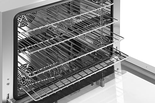 KoolMore 32 in. Commercial Countertop Convection Oven, Holds Full Size Pans, 4 Racks and 3500W of Power, 240V in Stainless-Steel