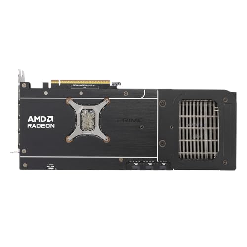 ASUS Prime Radeon™ RX 9070 XT OC Edition Graphics Card (PCIe 5.0, HDMI/DP 2.1, 2.5-Slot Design, axial-tech Fans, Dual Ball Fan Bearings, Dual BIOS