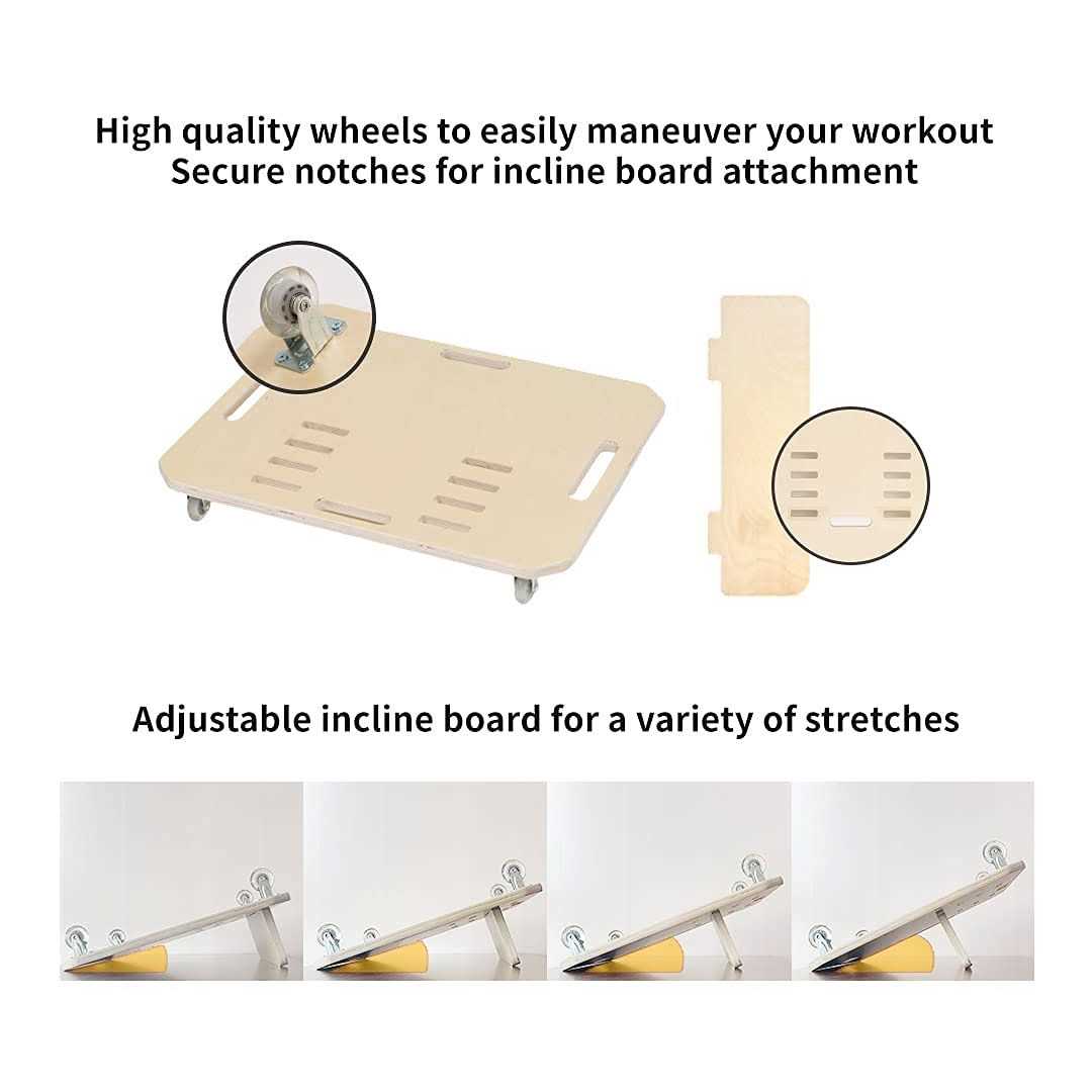 FITIS Home Pilates Reformer Edit Portable Reformer Alternative for Full Pilates Workouts and Exercises at Home with Resistance Bands