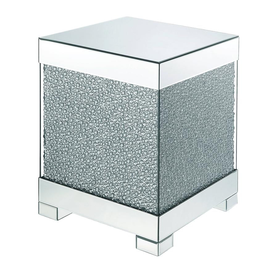 Mirrored & Faux Crystals Coffee Table + 2 End Tables by Acme Mallika 87910-3pcs