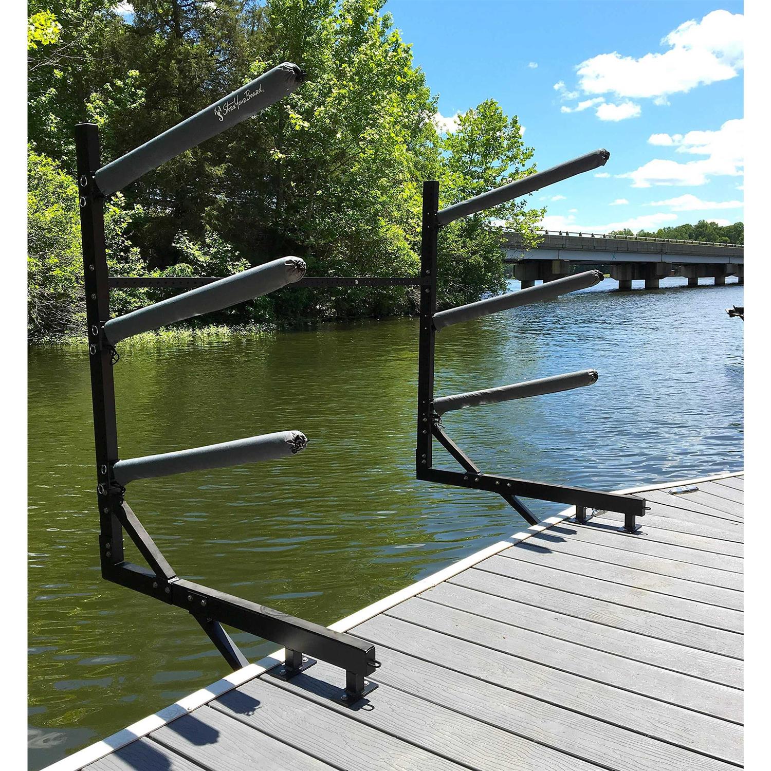 Storeyourboard Kayak Dock Storage Rack Outdoor Over The Water Mount - Sports Supplies Online Store