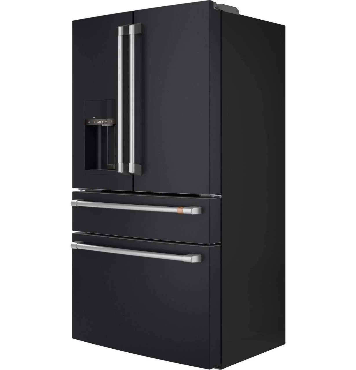 Cafe Cxe22dp4p 36" Wide 22.3 Cu. Ft. Smart Counter-Depth 4-Door French-Door Refrigerator -