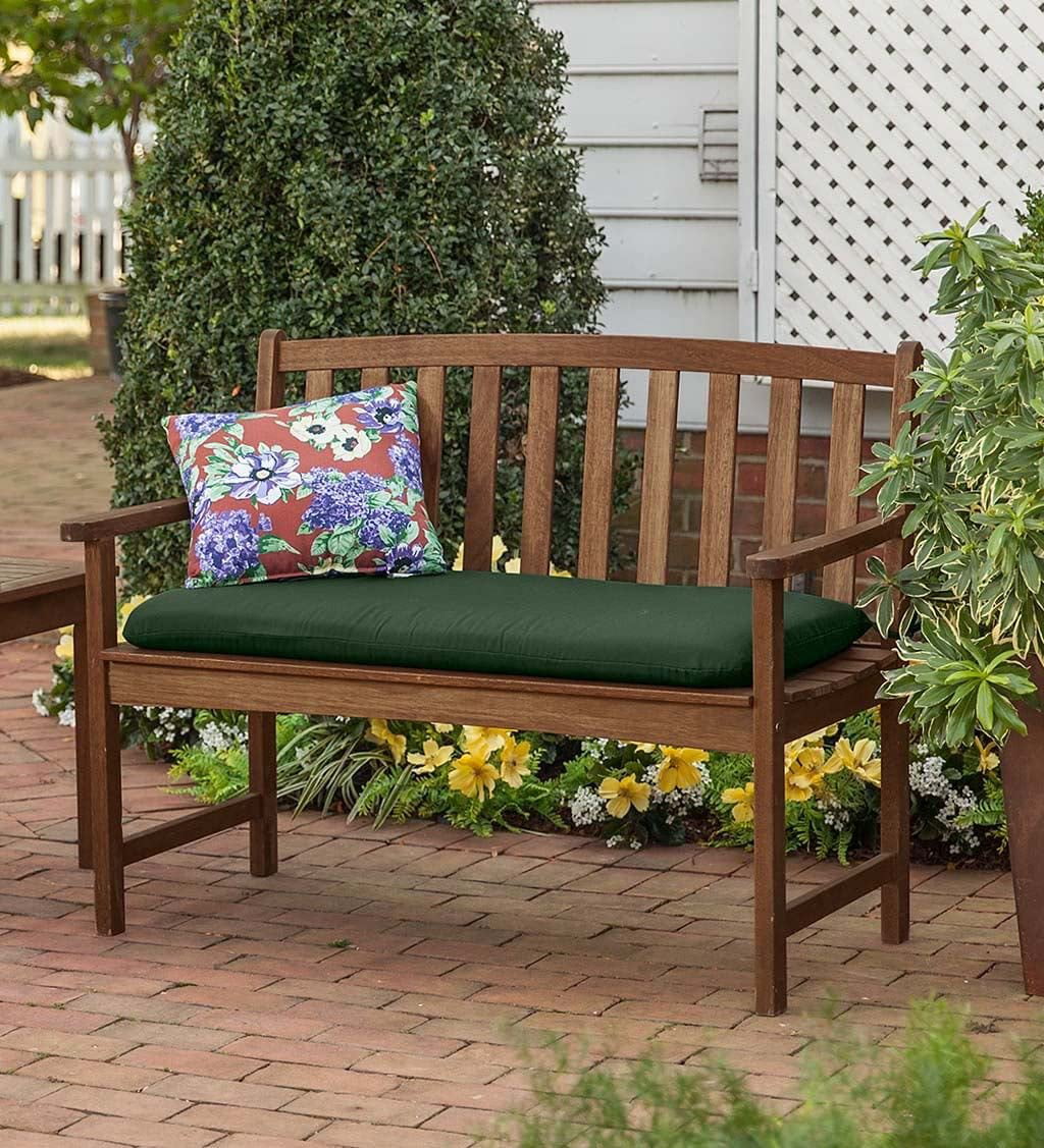 Evergreen Eucalyptus Wood Bench, Lancaster Outdoor Furniture Collection - Natural