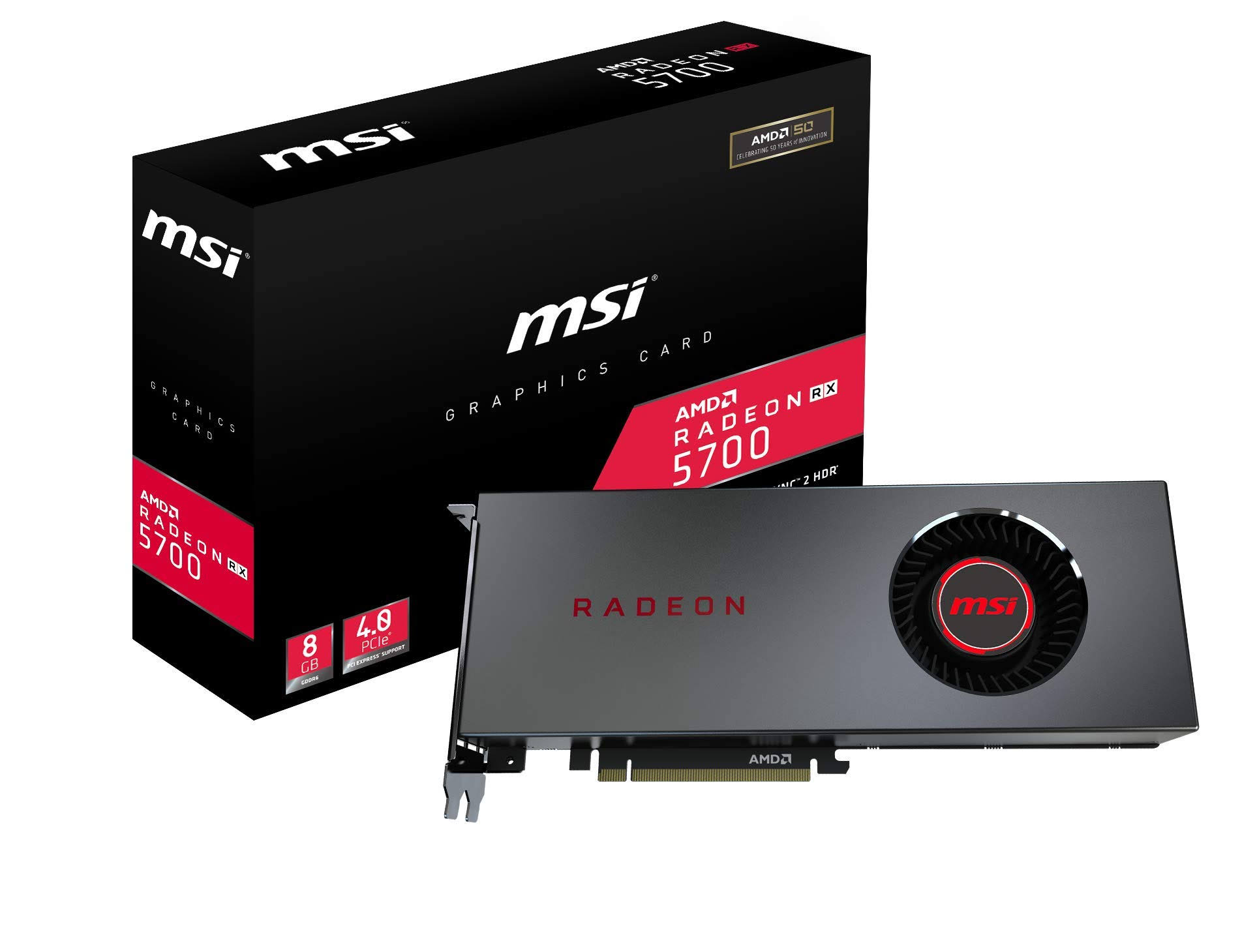 MSI Radeon RX 5700 8g R5700-8 Graphic Card - 8 GB GDDR6