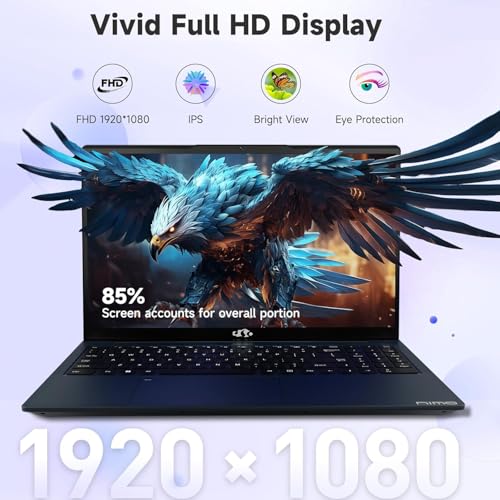 NIMO 15.6" IPS FHD-Business-Laptop, Intel 6 Core i3-1215U 8GB RAM 256GB SSD (Beat i5-1135G7