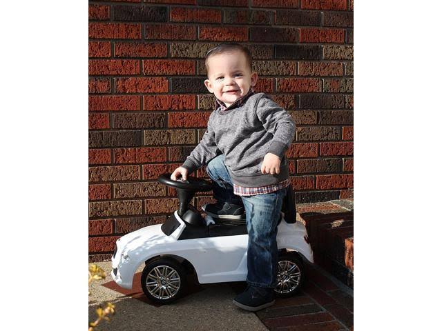Evezo Bentley Continental GT Ride on Push Car - White