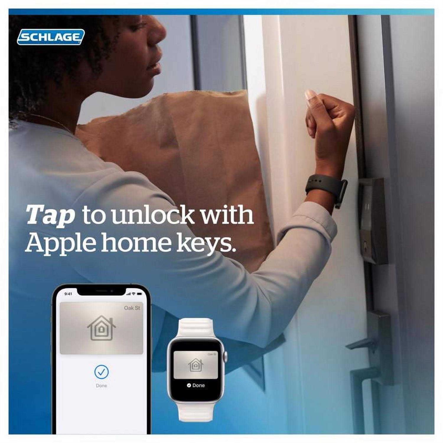 Schlage Encode Plus Satin Nickel Metal WiFi Deadbolt with Century Trim BE499WBVCEN619 - Shop Hardware Tools Online Store
