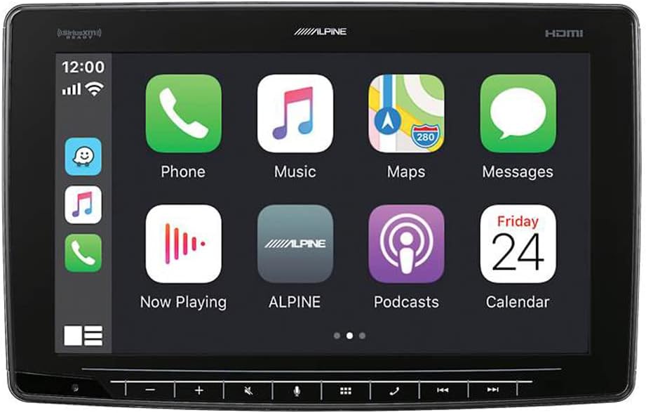 DIAS Alpine iLX-F411 1-DIN 11" Halo Digital Media Receiver & License Plate Camera