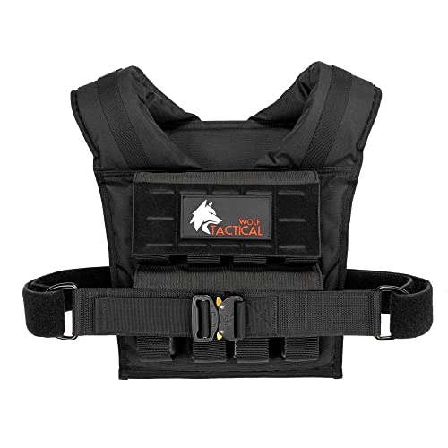 WOLF TACTICAL Weighted Training Vest - Weighted Vest Men Strength Training Weight Vests Workout Vest Weight Vest for Men