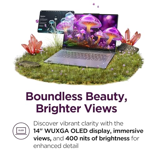 Lenovo IdeaPad 5X 2-in-1 Copilot+ Extra-Long Battery Life 14" WUXGA FHD+ OLED Touch Display 16GB Memory 512GB Storage Snapdragon X Plus 8-core
