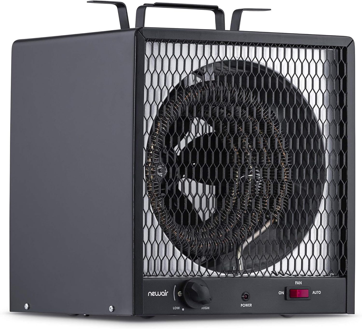 NewAir Portable Heater (240V) Portable Electric Garage Heater Heats Up to 800 sq. ft. with 6-Foot Cord Wrap and Carrying Handle | 5600 Watt Portable