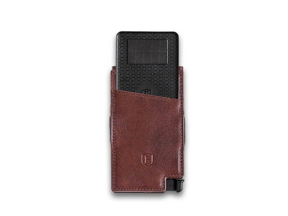 Ekster | Senate Cardholder 3.0 | Best Leather RFID Blocking Cardholder Classic Brown