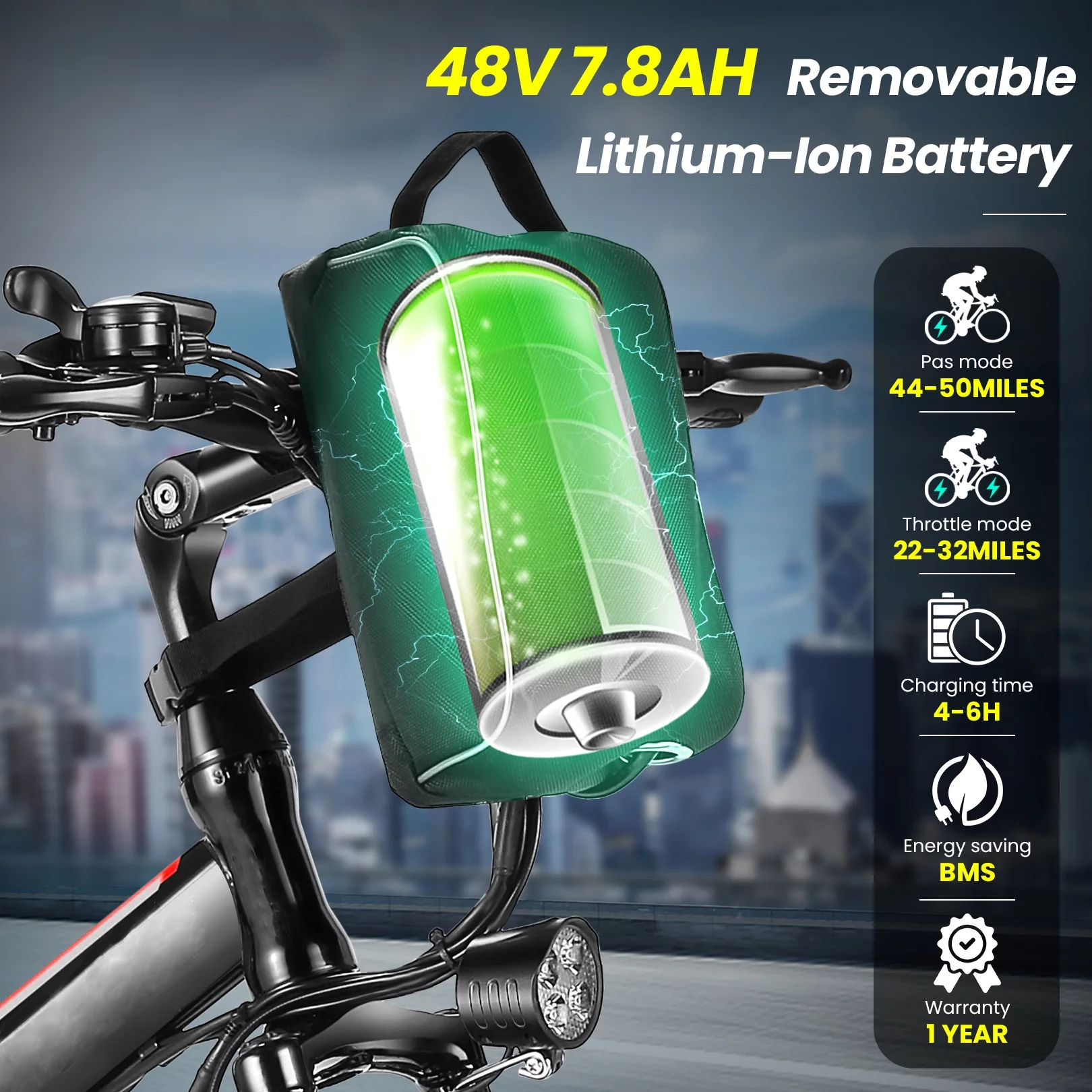 Gocio Adult Electric Bicycles Foldable Ebike, 500W 26" Electric Commuter Bicycle, 48V Battery, Full Suspension, Folding Electric Mountain Bike