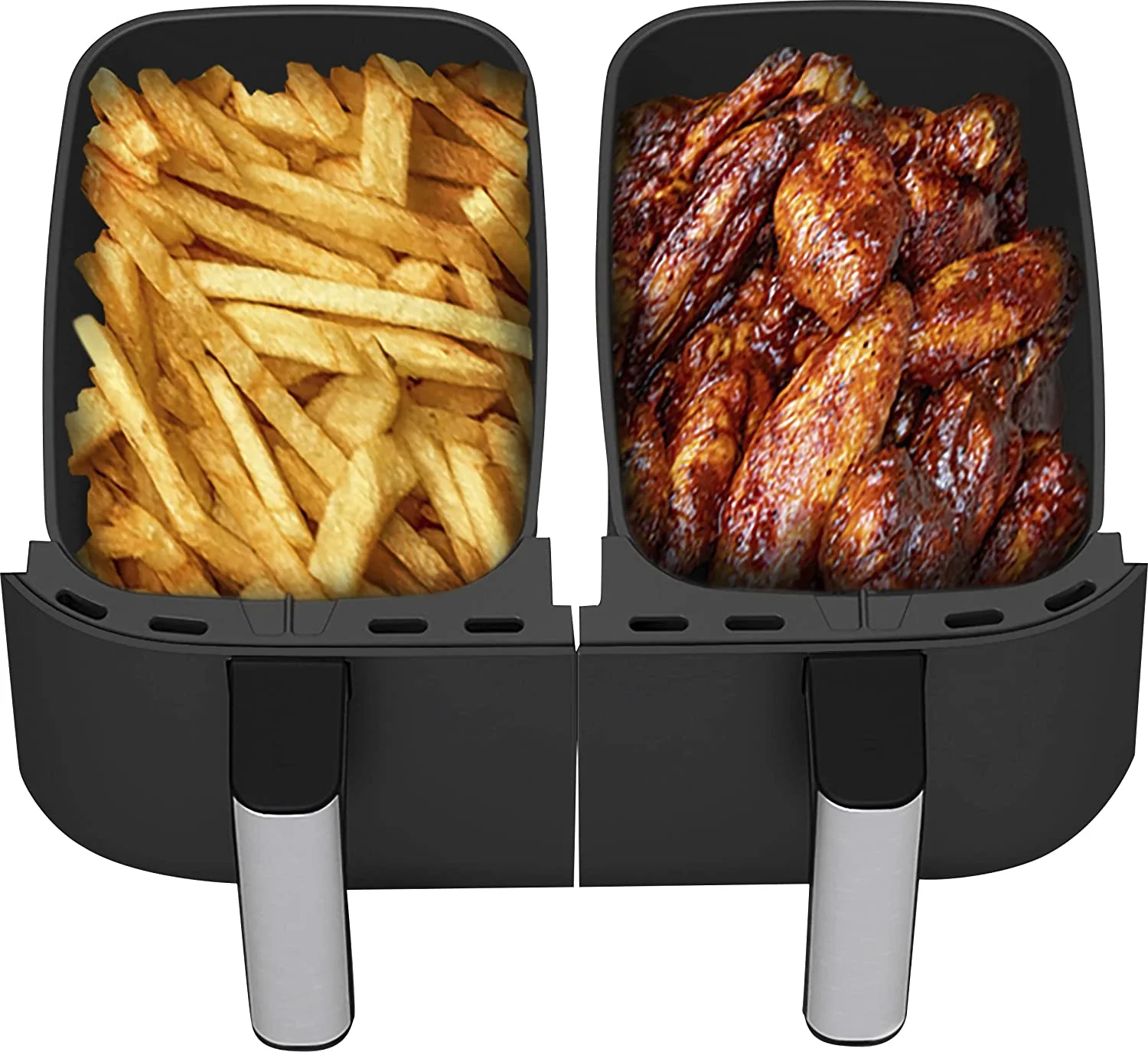 Bella 90135 Pro Series 8-qt. Digital Air Fryer with Dual Baskets Matte Black (bb)