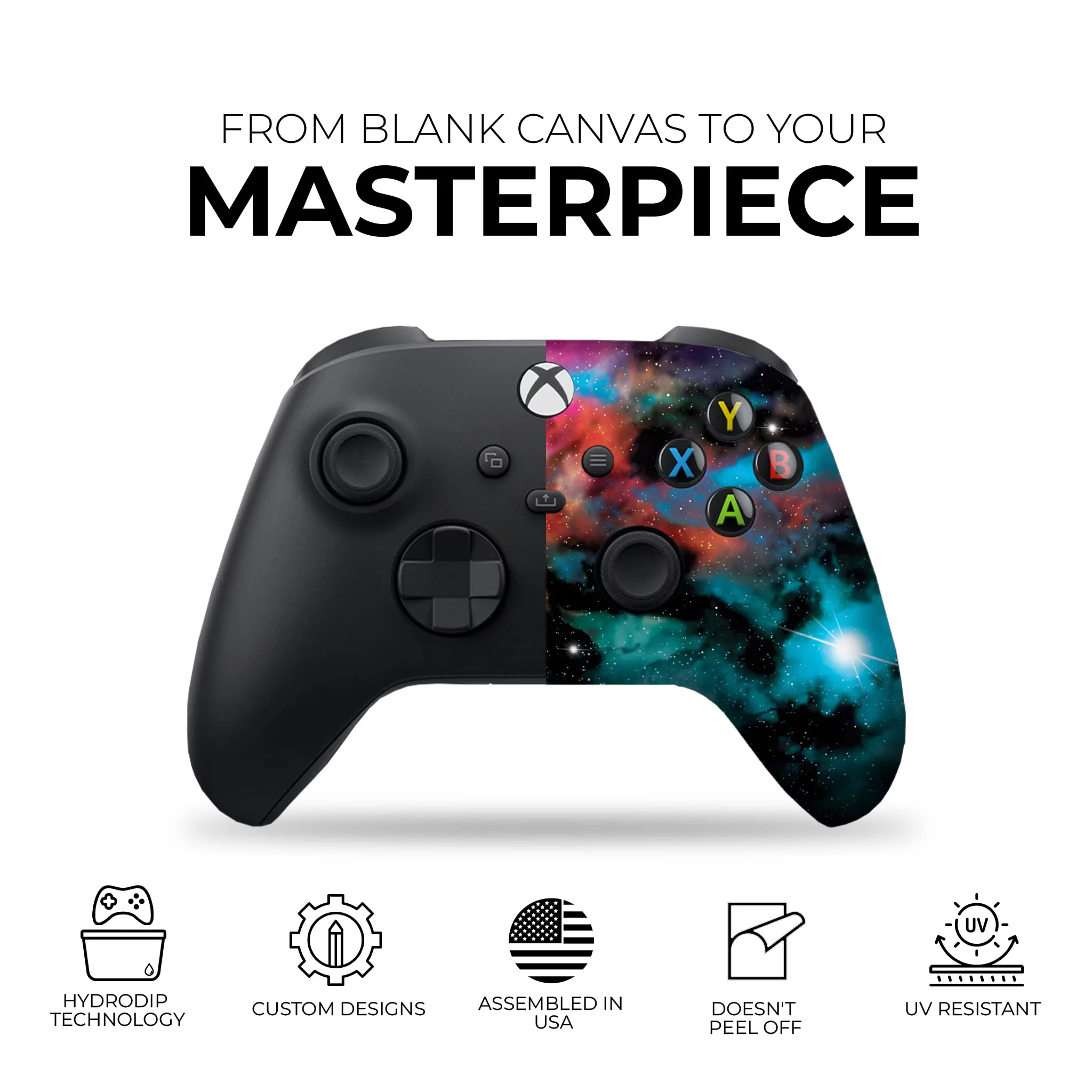 Dreamcontroller Wireless Xbox One Controller Galaxy Design, Compatible with Series X/S - Curated Treasures Market