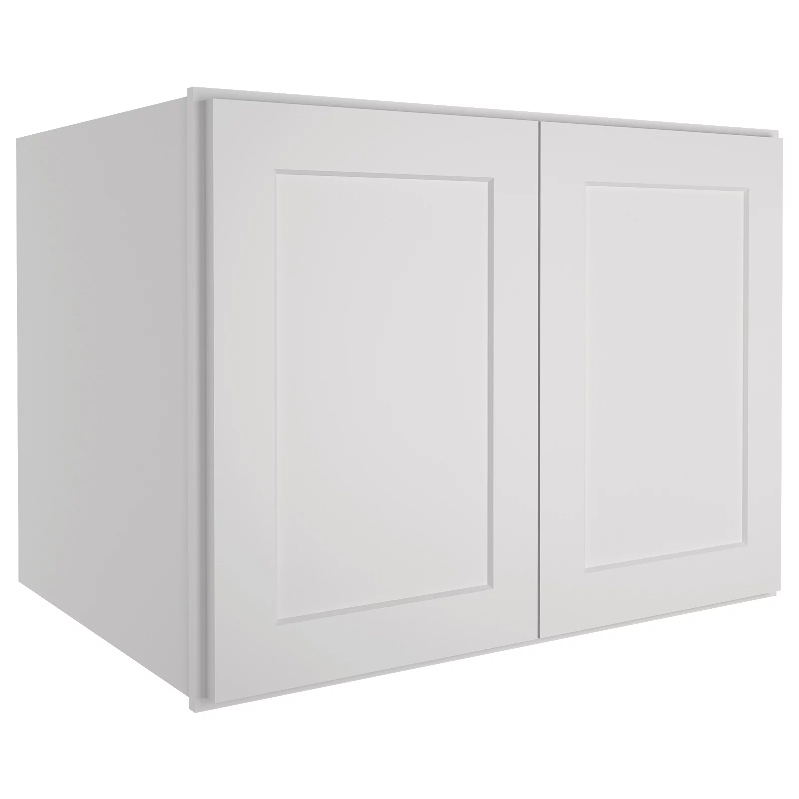 Homlux 33-in W x 24-in D x 24-in H in Shaker Dove Wall Bridge Kitchen Cabinet with 2 Doors