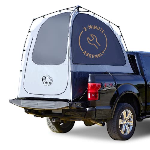 Truck Bed Tent Quick & Easy Automatic Setup - Pickup Truck Tent for Mid & Full Size| Camper Shell - Pickup Truck Accessories