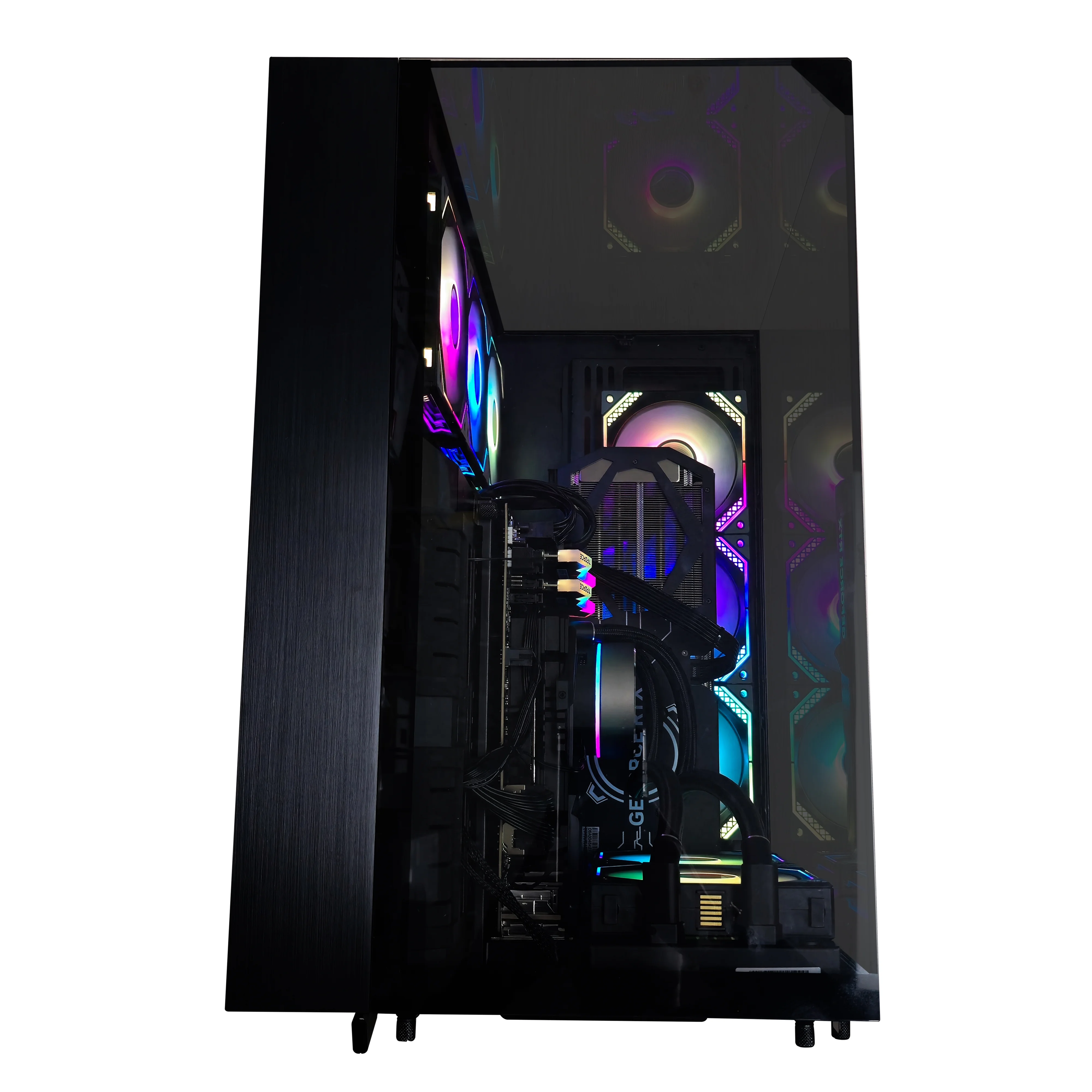 BlazingTech EX Vision Custom Built Gaming PC Geforce RTX 4070Ti SUPER + I9-12900 + 32GB DDR5 RAM + 2 TERRA PCle NVMe - Radiant Selections