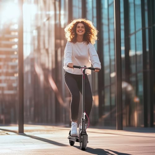 Electric Scooter for Adults – 19MPH, 17-Mile Range, 430W Peak Motor