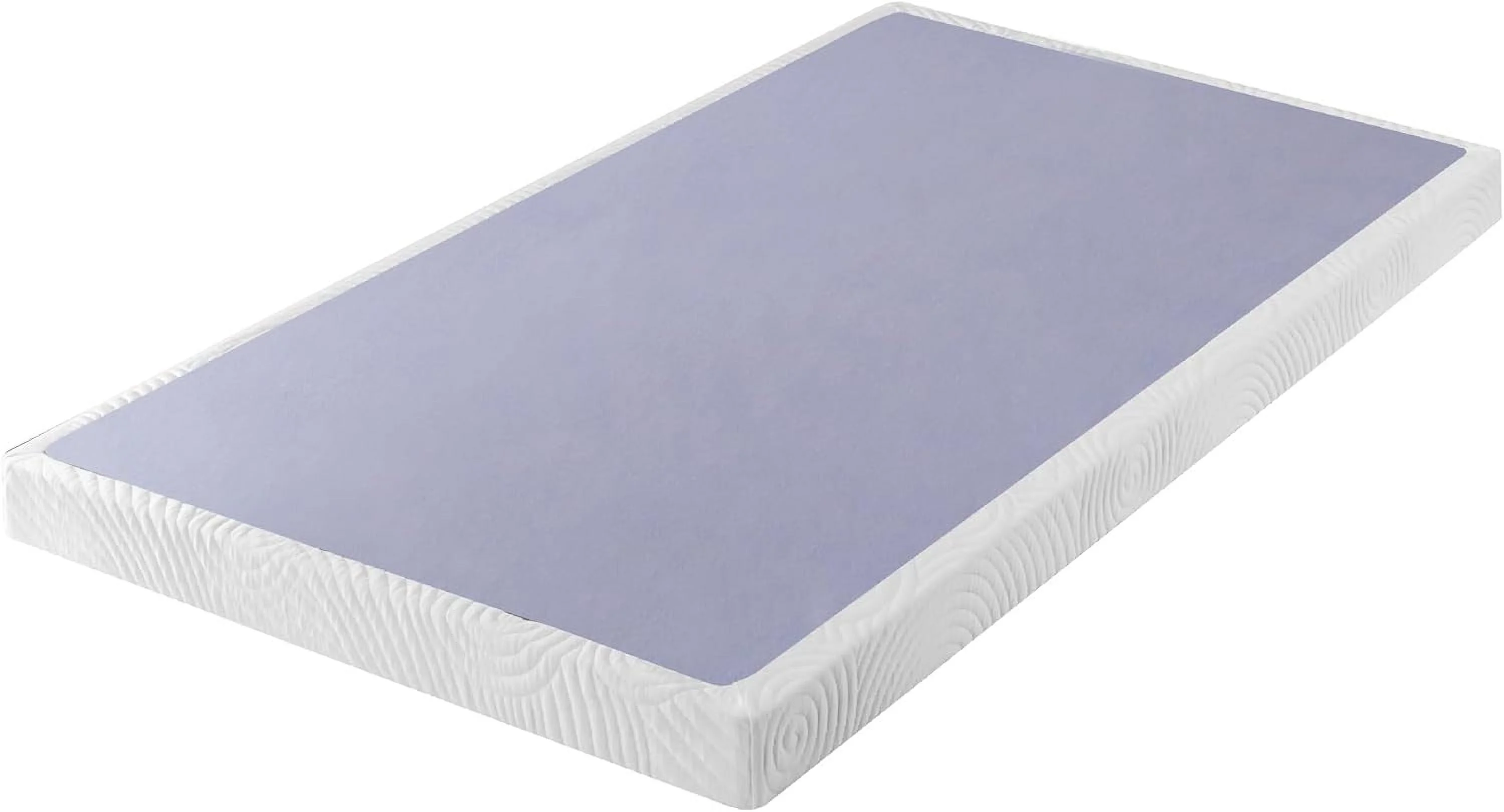 Zinus Edgar 4 in. Low Profile Wood Box Spring/Mattress Foundation, Twin