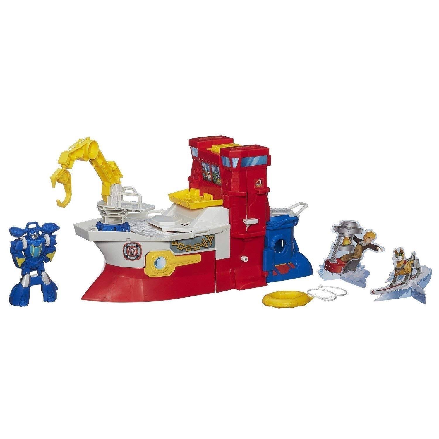 Hasbro Playsets Rescue Bots Heroes Transformers High Tide Rig