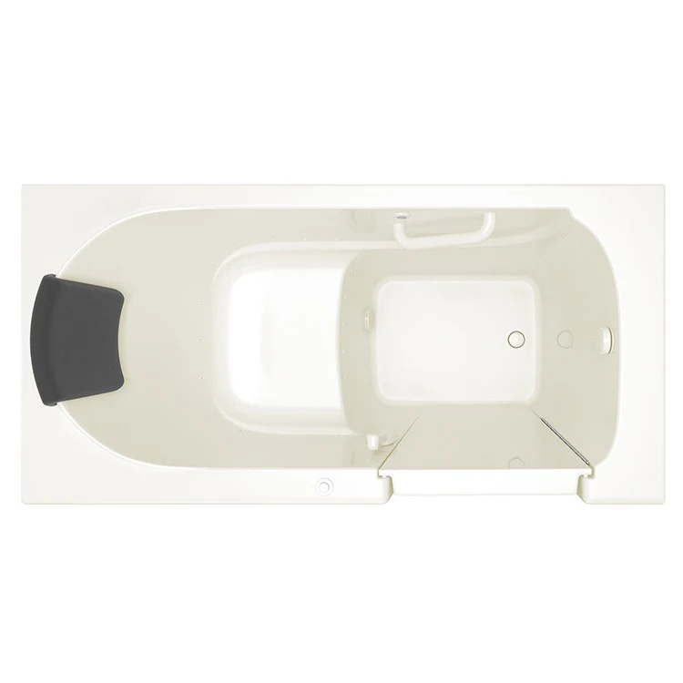 3060 Series 30"W x 60"L Gelcoat Walk-In Air Spa Bathtub with Right-Hand Drain