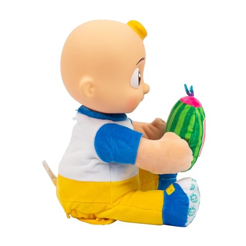 Giochi Preziosi Cocomelon Peek A Boo JJ - JJ in Plush Version 30 cm with Motorised Sounds and Movements for Playing Bubu Seven Years