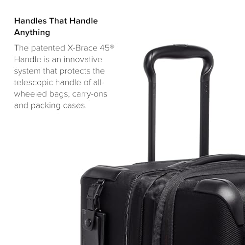 TUMI - Aerotour 4 Wheel Expandable Luggage - Men's and Women's Business and Leisure Travel Suitcase - 21.75" International Expandable Carry-On, Black