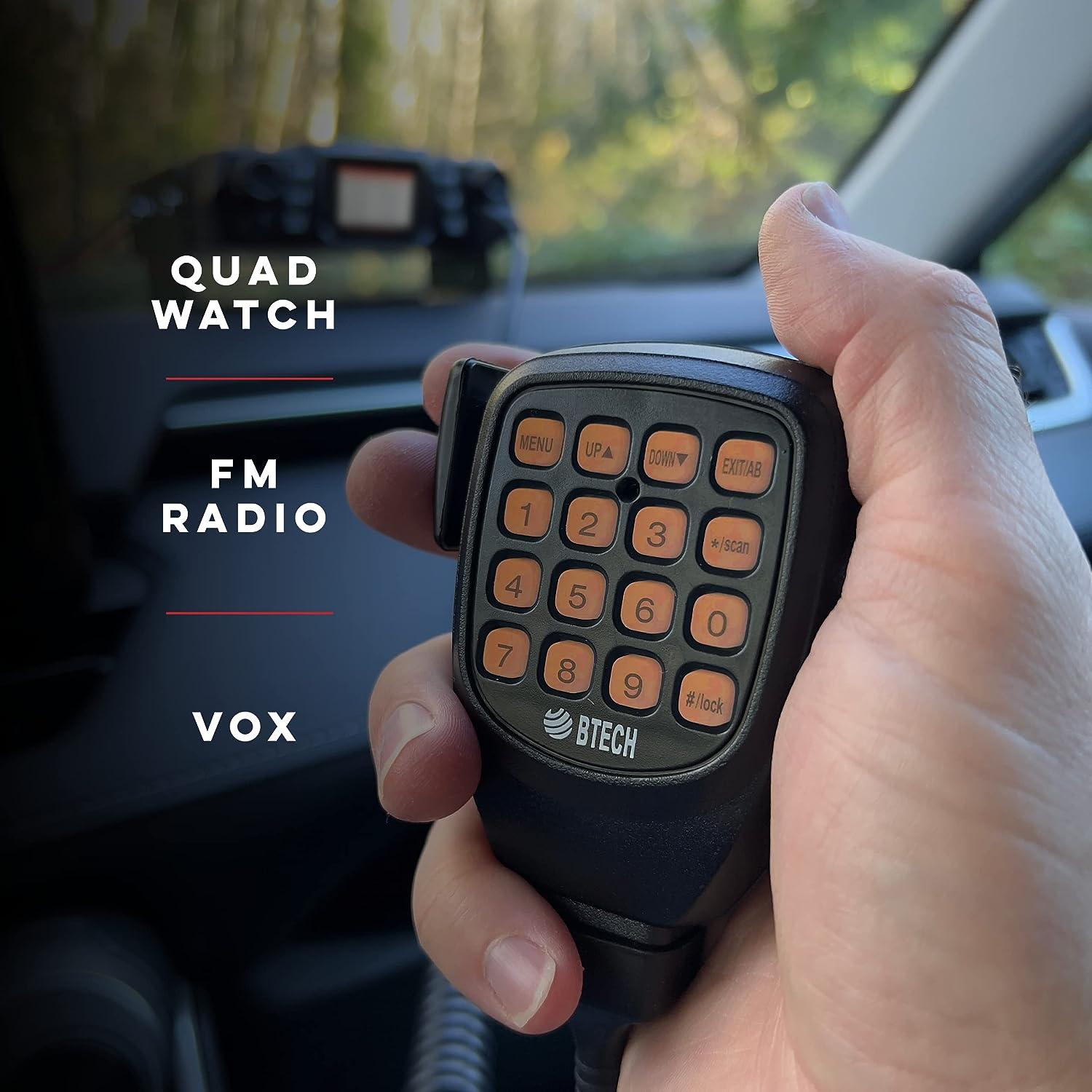 BTECH UV-50X2 (Second Gen.) Mobile 50 Watt Dual Band Base, Mobile Radio: VHF, UHF Amateur (Ham) - Smart Home Appliances
